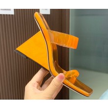 Giuseppe Zanotti Heel 8.5cm Florance Plexi PVC Mules 08 2023