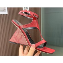 Giuseppe Zanotti Heel 8.5cm Tutankamon patent leather sandals Red 2023