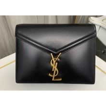 Saint Laurent cassandra medium chain bag in leather 532750 Black