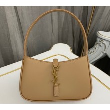 Saint Laurent le 5 à 7 mini bag in vegetable-tanned leather 710318 Apricot