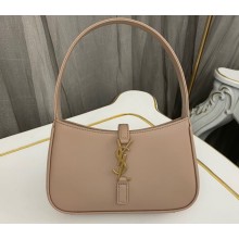 Saint Laurent le 5 à 7 mini bag in vegetable-tanned leather 710318 Nude