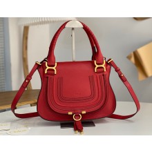 Chloe Marcie small double carry bag Red
