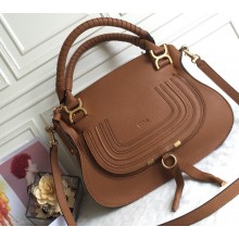 Chloe Marcie double carry bag Brown