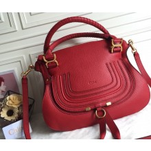 Chloe Marcie double carry bag Red