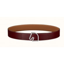 Hermes Tete de Cheval belt buckle & Reversible leather strap 38 mm 01 2023