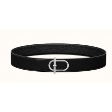 Hermes Ithaque belt buckle & Reversible leather strap 38 mm 04 2023