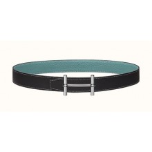 Hermes H d'Ancre belt buckle & Reversible leather strap 32 mm 04 2023