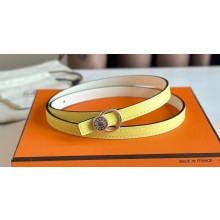Hermes mini laquee belt buckle & Reversible leather strap 13 mm 21 2023