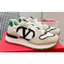 Valentino Vlogo Pace low-top Women/Men sneakers in split leather, fabric and calfskin 02 2023