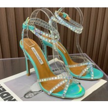 Aquazzura Heel 10.5cm Dance Plexi PVC Sandals 01 2023
