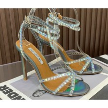 Aquazzura Heel 10.5cm Dance Plexi PVC Sandals 05 2023