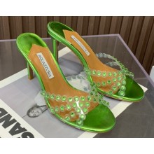 Aquazzura Heel 8.5cm/10.5cm Tequila Plexi PVC Mules 02 2023