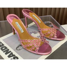 Aquazzura Heel 8.5cm/10.5cm Tequila Plexi PVC Mules 03 2023