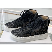 Chloe Lace Lauren high-top sneakers Black 2023