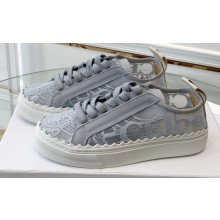Chloe Lace Lauren low-top sneakers Gray 2023