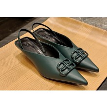 Balenciaga Square Knife BB Heel 4cm Slingbacks 09 2023