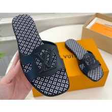 Louis Vuitton LV By The Pool Isola Flat Mules Black 2023