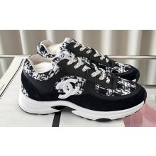 Chanel Coton Tweed, Suede Calfskin & Calfskin Sneakers G38299 03 2023