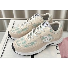 Chanel Coton Tweed, Suede Calfskin & Calfskin Sneakers G38299 02 2023