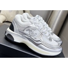 Chanel Fabric & Laminated CC Logo Sneakers G45077 01 2023