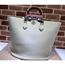 Gucci Diana large tote bag 746270 White 2023