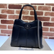 Gucci Petite GG small tote bag 745918 Leather Black 2023