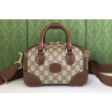 Gucci Interlocking G Small Duffle Bag 723307 Beige 2023