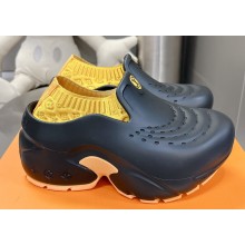 Louis Vuitton EVA rubber LV Shark Clog Black/Yellow 2023
