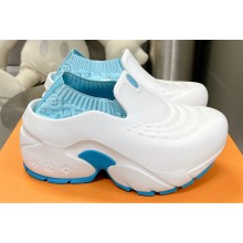 Louis Vuitton EVA rubber LV Shark Clog White/Blue 2023