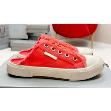 Balenciaga Paris Women/Men Mules in destroyed cotton and rubber 08 2023