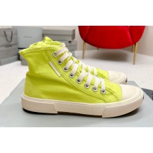 Balenciaga Paris High Top Women/Men Sneakers in destroyed cotton and rubber 03 2023