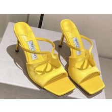 Jimmy Choo Heel 8.5cm Anise Leather Mules 07 2023