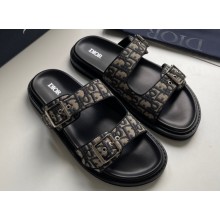 Dior Aqua Men's Sandals in Oblique Jacquard Beige 2023