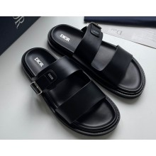 Dior Aqua Men's Sandals in Calfskin Black 2023