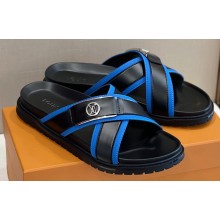 Louis Vuitton Calf leather Men's Criss-cross Mules 02 2023