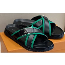 Louis Vuitton Calf leather Men's Criss-cross Mules 05 2023
