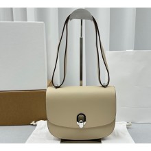 Savette Tondo 22 Bag in Leather / Brass 1860 Beige