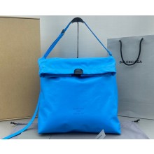 Balenciaga Trash Shopping Bag in calfskin Blue