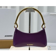 Jacquemus Le Bisou mousqueton Carabiner strap shoulder bag Purple