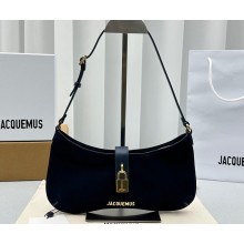 Jacquemus Le Bisou Cadenas Padlock shoulder bag Dark Blue