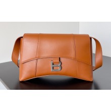 Balenciaga Downtown XS Shoulder Bag in calfskin Khaki