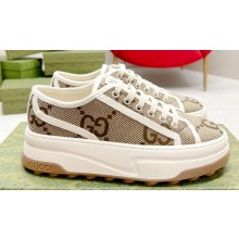 Gucci Heel 5.3cm GG canvas Low top Women/Men Sneakers 09 2023