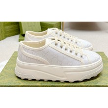 Gucci Heel 5.3cm GG canvas Low top Women/Men Sneakers 10 2023