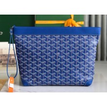 Goyard Conti pouch Clutch Bag Blue