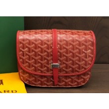 Goyard Belvedere PM Strap Bag Red
