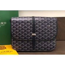 Goyard Belvedere MM Strap Bag Dark Blue