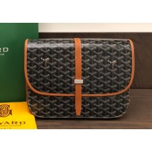 Goyard Belvedere MM Strap Bag Brown