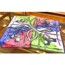 Hermes silk Scarf 70x70cm Top Quality 02 2023