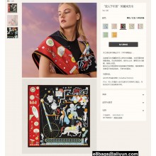 Hermes Scarf 90x90cm Top Quality 153 2023