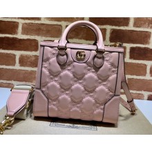 Gucci GG Matelassé mini top handle bag 728309 Pink 2023